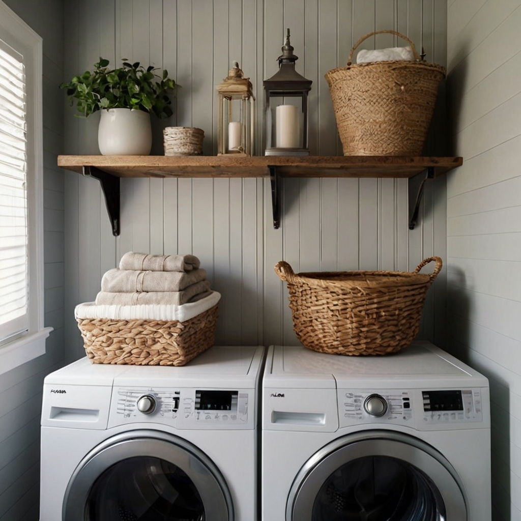laundry room shelving