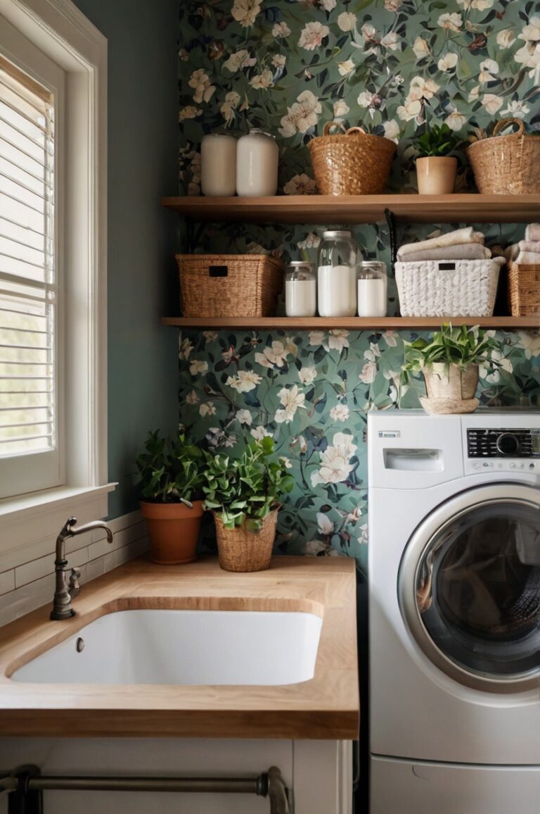 laundry room shelving