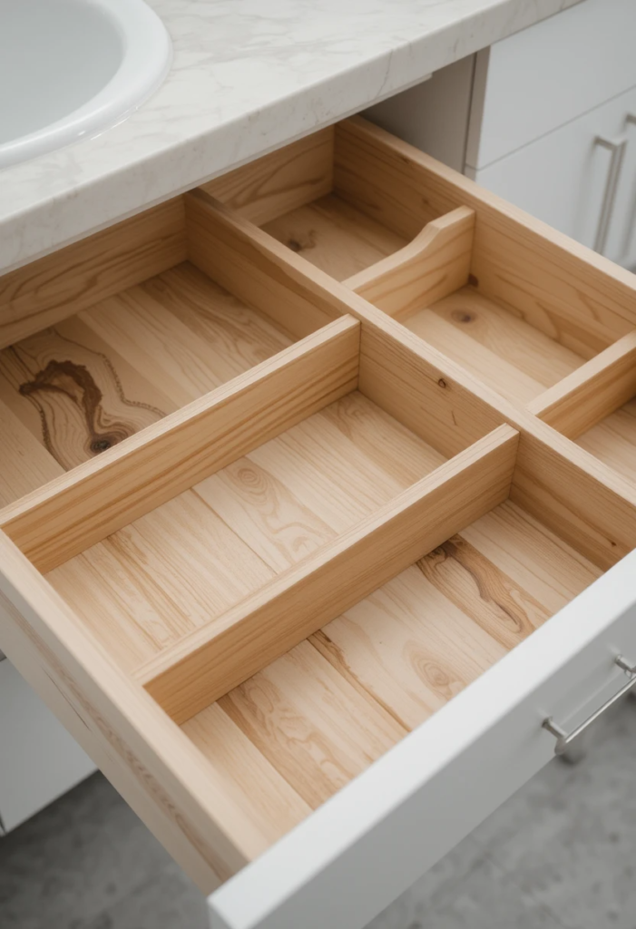 drawer dividers for bathroom organization